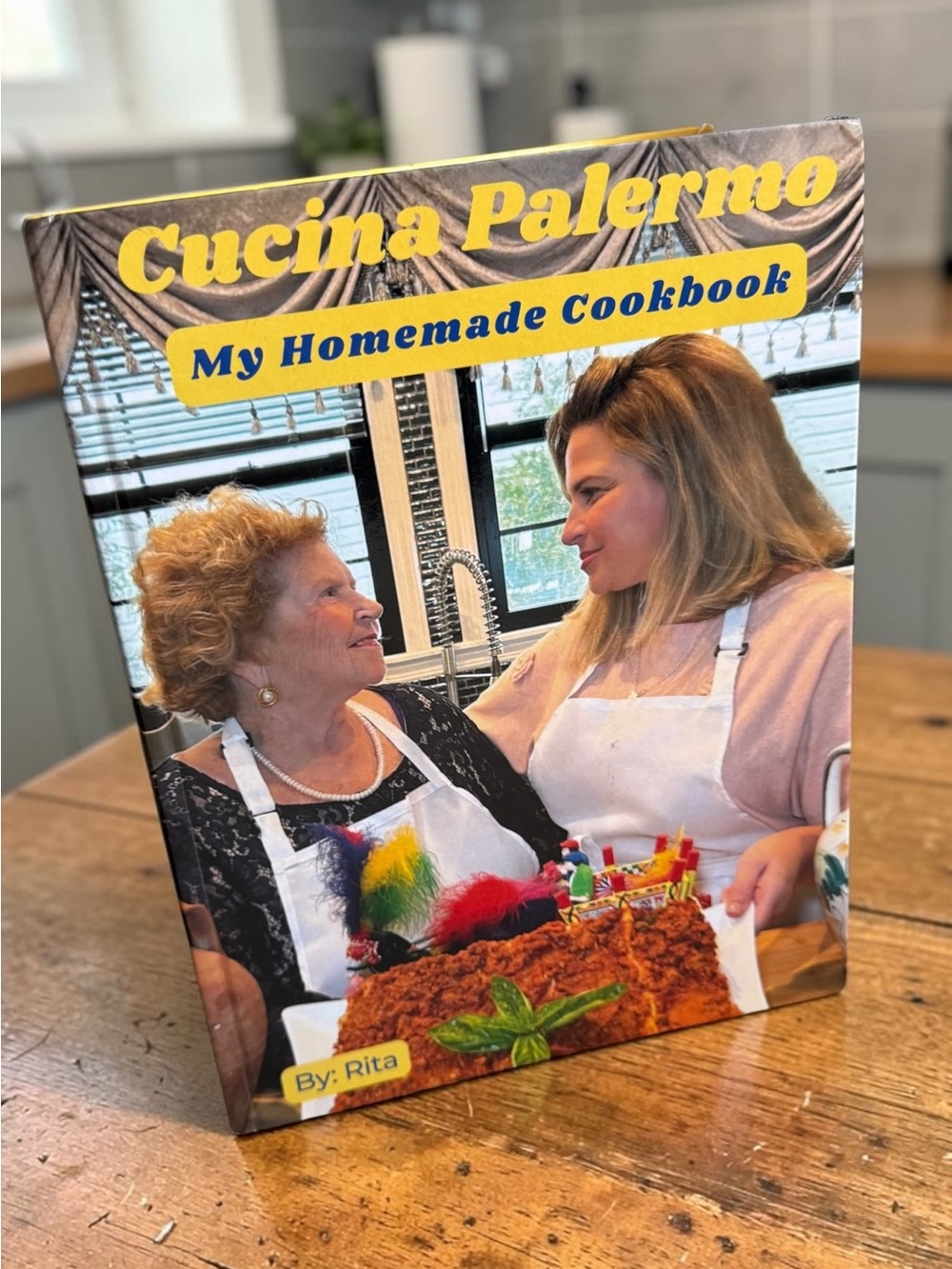 : My Homemade Cookbook by Rita - White Apron Cover